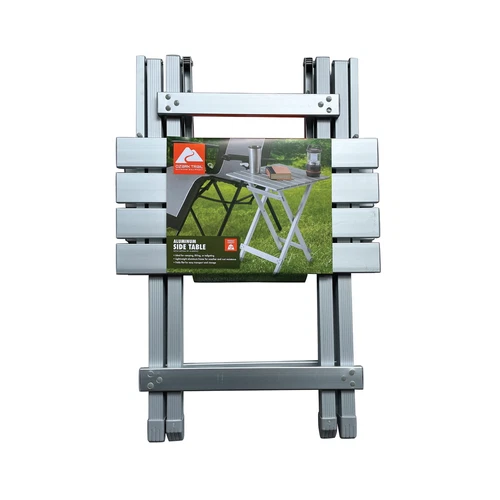 Ozark Trail Aluminum Camping Table, Silver - Picture 2 of 5