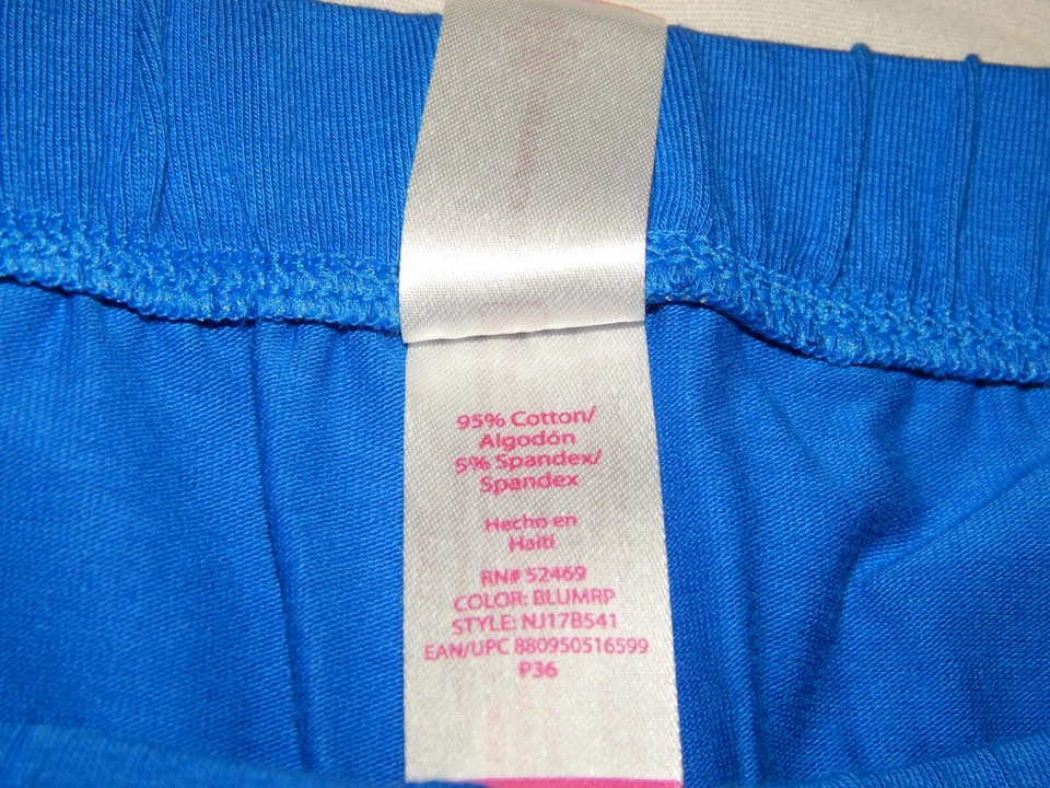 Womens Leggings Juniors Size S 3/5 M 7/9 L 11/13 Seamless Capri Pants Knickers - Image 3 of 4