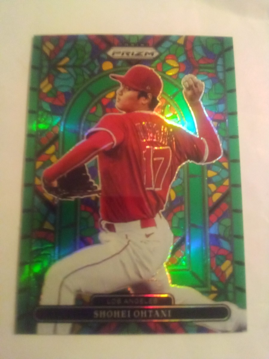 2021 Panini Prizm Shohei ohtani Stained Glass Green SP Prizm 2021 Panini Prizm Shohei ohtani Stained Glass Green SP Prizm