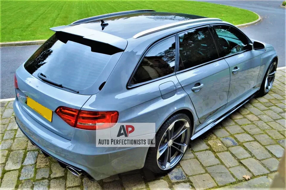 Alerón de techo negro brillante para Audi ""RS4 S4 B8 Avant 2008-16 Foto 4 de 4