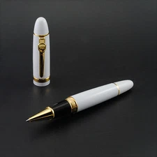 Promotion Jinhao 159 General White Rollerball Pen Golden Clip