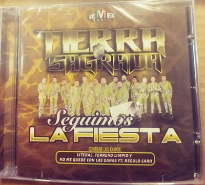 BANDA TIERRA SAGRADA - SEGUIMOS LA FIESTA (2015 BRAND NEW CD)