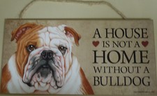 5" x 10" Bulldog Plaque