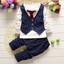 thumbnail 3 - Baby clothes KIDS boy clothes formal suit top&amp;pants outfits gentleman tuxedo