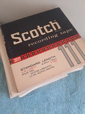 Vintage Lot Of 7 Boxed Various Brands 1/4" X 7" Reel To Reel Tapes Prerecorded