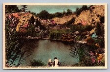 Postcard  Canada BC Victoria Butchart's Gardens Sunken Gardens Unposted  L186