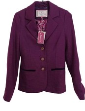 Ness Jacket Pink Womens Size 8 Shelby  Herringbone New With Tags R.r.p. £79.99 