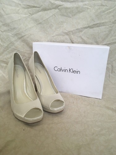Calvin Klein Cora Recolor Satin White, Women’s Shoes, Size 9M - Picture 6 of 6