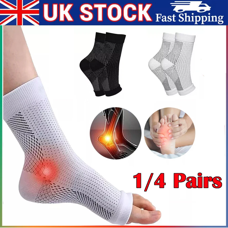 Adults Compression Soothe Socks for Neuropathy Stealth Ankle Motor Function UK