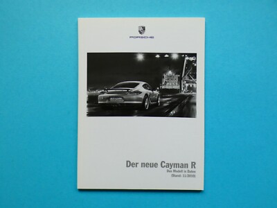 Prospekt / Preisliste mit Daten - Porsche Cayman R (987c) - 11/10