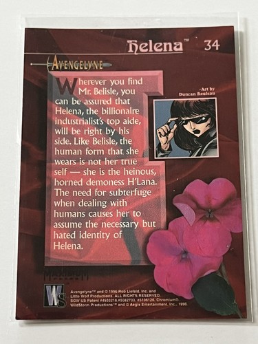 Avengelyne Helena 34 Wildstorm / Maximum Press 1996 Mint 9.0 + Series 1 Card - Picture 3 of 11