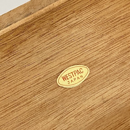 Vintage Recipe Box Daisy Wood Handwritten Clipped Recipes Westpac Japan 60s 70s - Picture 17 of 18
