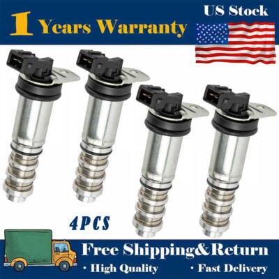 4Pcs VANOS Solenoid Valve 11368605123 Fits for BMW 335i 535i 550i M3 M5 X3 X5 X6