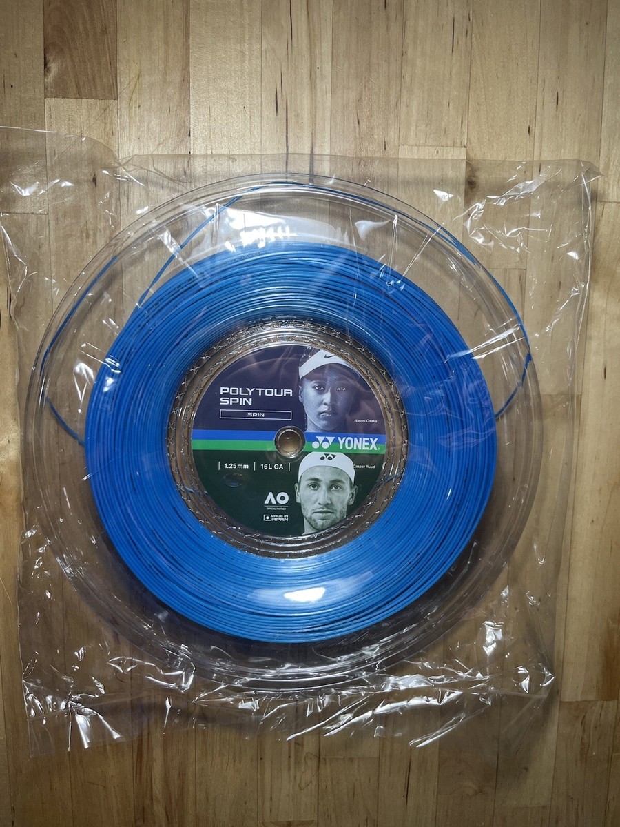 Yonex Poly Tour Spin 16L Reel (1.25mm Tennis String) PTS. 200m 