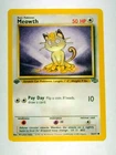 Meowth # 56/64 1st Edition Jungle Pokemon Card 1999 WOTC