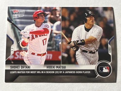 Shohei Ohtani / Hideki Matsui #475 card