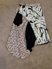 NEW CEDRIC CHARLIET SKIRT ASYMMETRIC WRAP ABSRACT ZIPPER BELT SZ 4 — photo 10