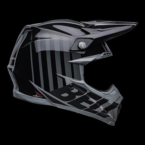 BELL RACING MOTO 9S MOTOCROSS HELMET SPRINT BLACK ADULT FOX ARAI NOLAN LEATT - Picture 3 of 7