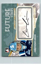 2010-11 Between The Pipes AUTO #ACG Christopher Gibson (ref 209833)