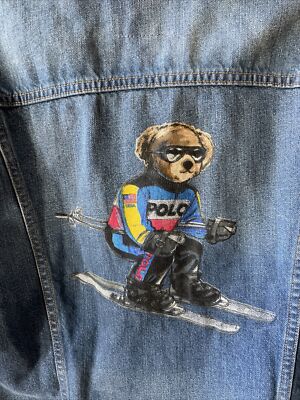 Polo Ralph Lauren Denim Polo Bear Alpine Ski TRUCKER JACKET Polo Ralph Lauren Denim Polo Bear Alpine Ski TRUCKER JACKET