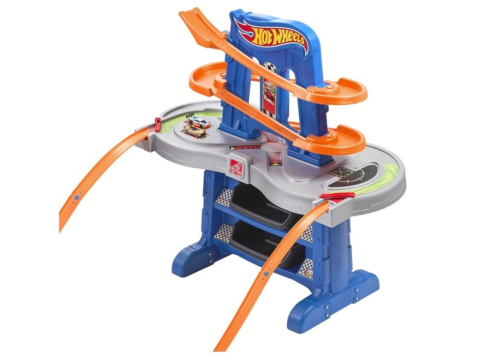 Step2 Hot Wheels Road Rally Raceway DIE-CAST Car Play Table OPEN