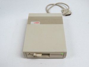 Laser-FD-100-Single-Floppy-Disk-Drive-1984-Tested-Good-Apple-II-or-Laser-128