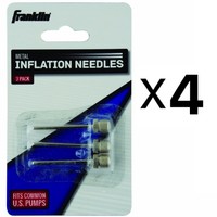 Franklin Sports Metal Inflating Needles Heavy Duty 3 Pc For Ball Pump (4-pack) on sale Franklin Sports Metal Inflating Needles Heavy Duty 3 Pc For Ball Pump (4-pack) on sale