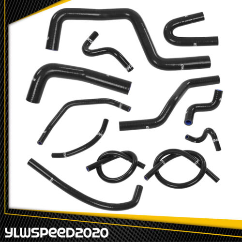 Fit For Black Silicone Radiator Hose 1994-01 Honda Acura Integra RS LS GS B18B1 - Picture 11 of 12