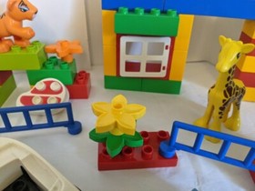 Lego Duplo My First Zoo 6136 Almost complete - missing zoo sign and pitch fork