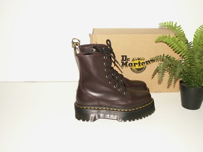 Dr. Martens JADON Chunky Quad Plateau Boots Oxblood UK 5 EU 38 US 7 (D1350)