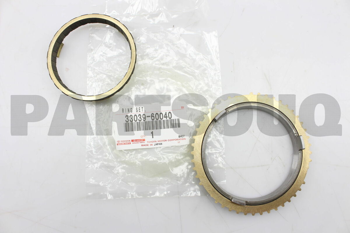 3303960040 Genuine Toyota RING SET, SYNCHRONIZER, NO.3 33039 3303960040 Genuine Toyota RING SET, SYNCHRONIZER, NO.3 33039