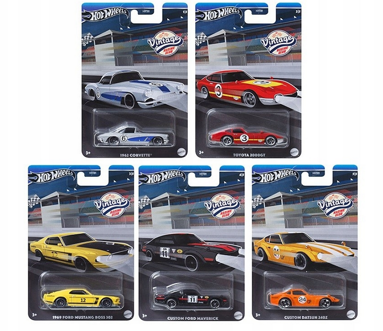 ミニカー HotWheels Vintage Racing NEW ! HOT WHEELS Vintage Racing Club - choose model | eBay