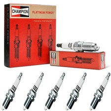 5 Pack Champion Platinum Spark Plugs Set for VOLVO S70 1998-2000 L5-2.3L