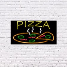 LED Pizza  Light-up Sign  31"W x 17"H x 2"D