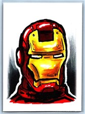 Ironman Sketch Card Scott Sketches Trading Card Print Fan Art