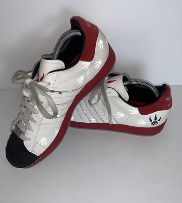 Toronto Raptors Adidas Superstar US Size 10 Article #014171