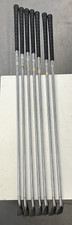 Vintage Spalding Executive Iron Set 3 thru 9 Jet Step Steel shafts Medium RH