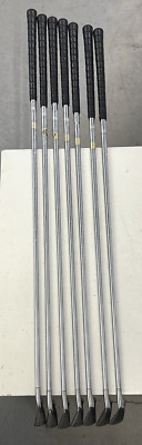 Vintage Spalding Executive Iron Set 3 thru 9 Jet Step Steel shafts Medium RH