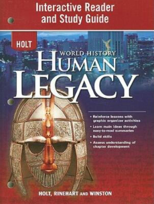 Holt World History: Human Legacy Interactive Reader and Study Guide
