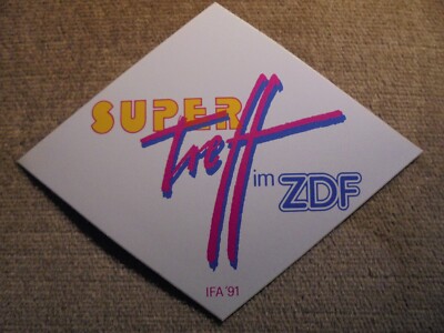 Sticker/Decal: 3 Sat-Super Treff on ZDF/0660/