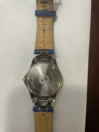 Orologio Uomo Seiko SQ 50 - Bicolore, Data, Cinturino Pelle - Batteria Nuova 7N32 - Foto 3 di 4