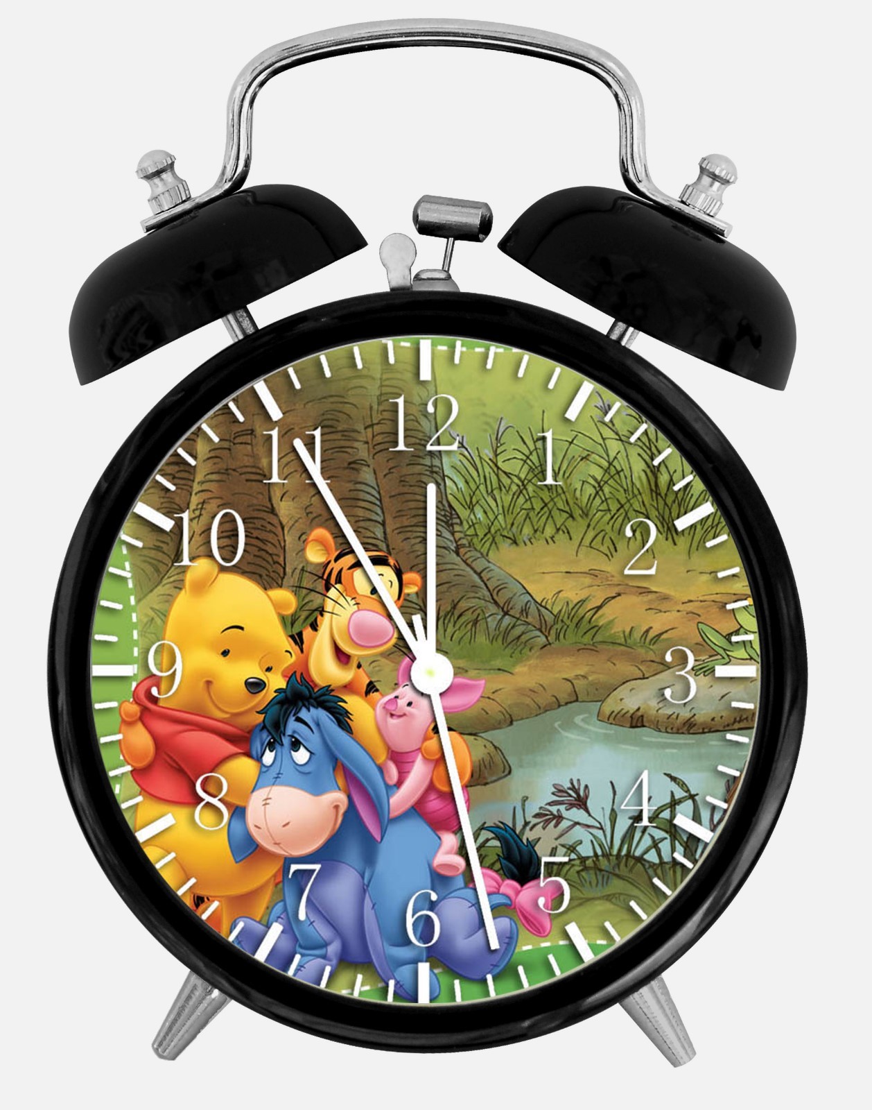 Winnie The Pooh Alarm Desk Clock 3.75" Room Office Decor X02 Will Be a Nice Gift
