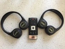 2014 2015 2016 Land Rover Sport REAR SEAT Entertainment Remote +Headphones OEM🟠