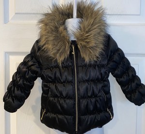 infant black puffer coat