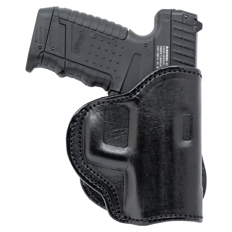 PADDLE HOLSTER FOR KAHR CW40. OWB LEATHER PADDLE WITH ADJUSTABLE CANT. - Image 4 of 4