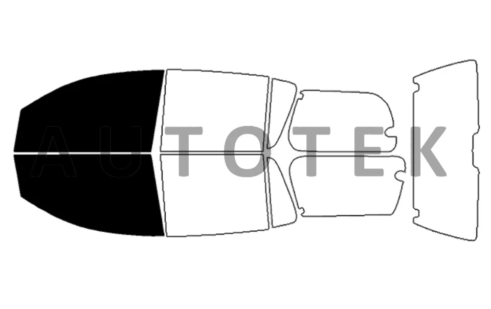 Película precortada ventanas delanteras de dos puertas cualquier pantalla de tinte para INFINITI QX56 (2004-2010) Foto 2 de 4