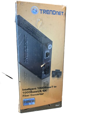 Trendnet Fiber Converter 1000 Base-T to 1000 Base-LX/SC