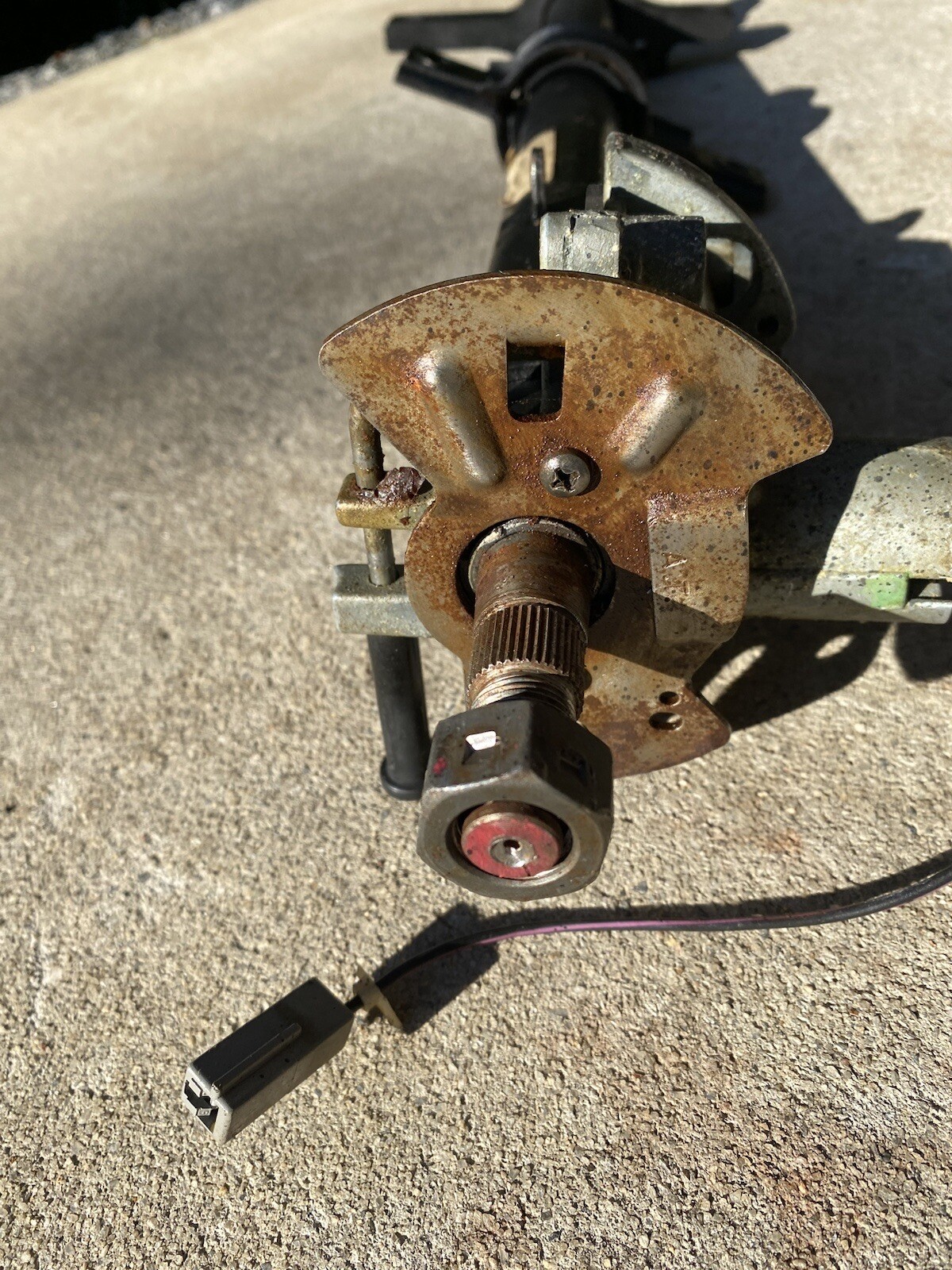 7989 FORD MUSTANG NON TILT STEERING COLUMN GT LX FOXBODY OEM Round