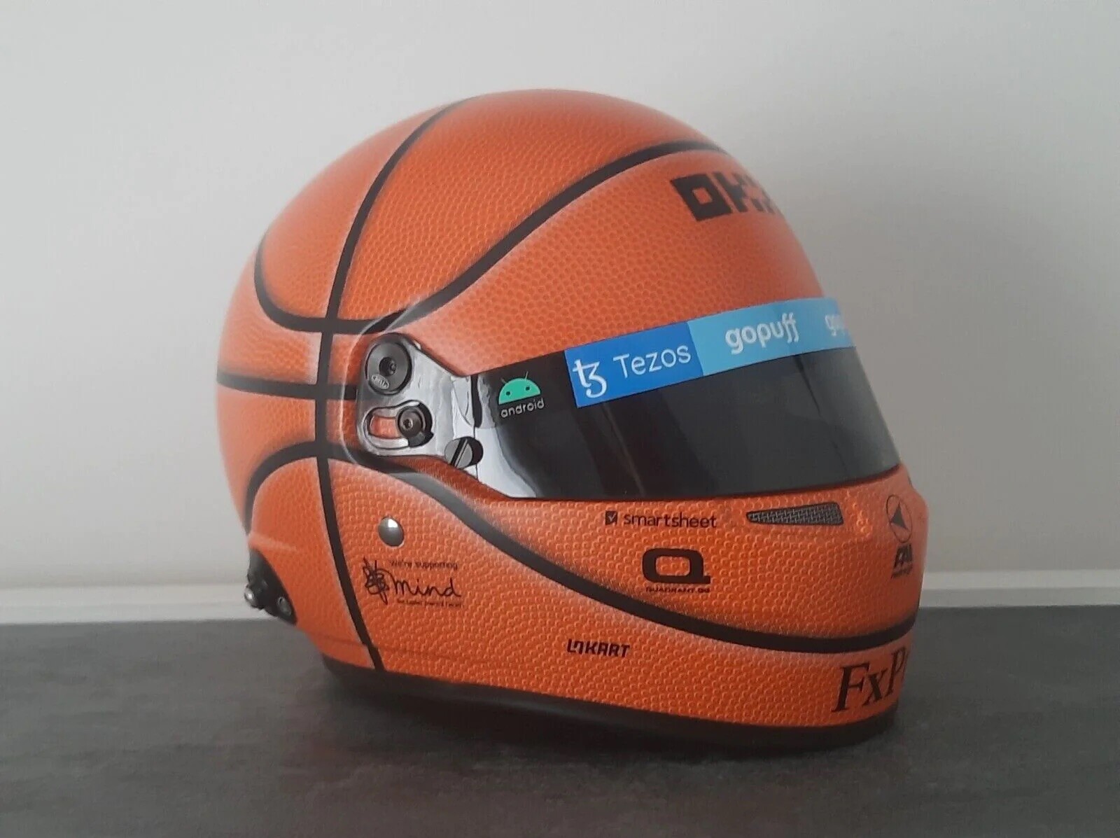 Lando Norris 2022 Miami 12 Scale Mini Helmet (Basketball helmet) eBay