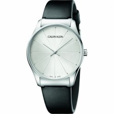 New Unisex Calvin Klein K4D211C6 Analogue Quartz Watch with Leather 38mm Watch 